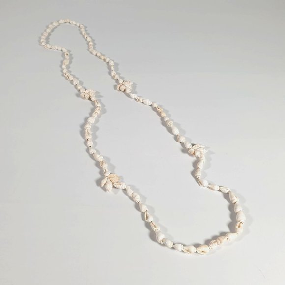 Shell Necklace Womens Jewelry 36" Length Mermaid Costume Beach Boho Colorful - Picture 1 of 3